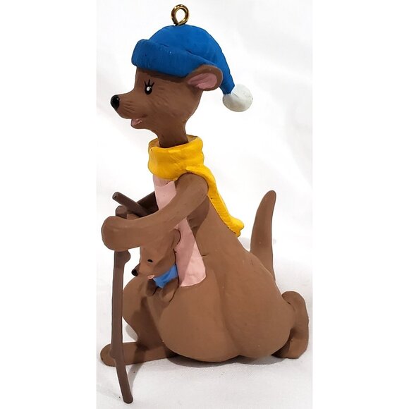 Hallmark KANGA AND ROO Christmas Ornament Disney Winnie the Pooh 1993 kangaroo - Picture 4 of 8